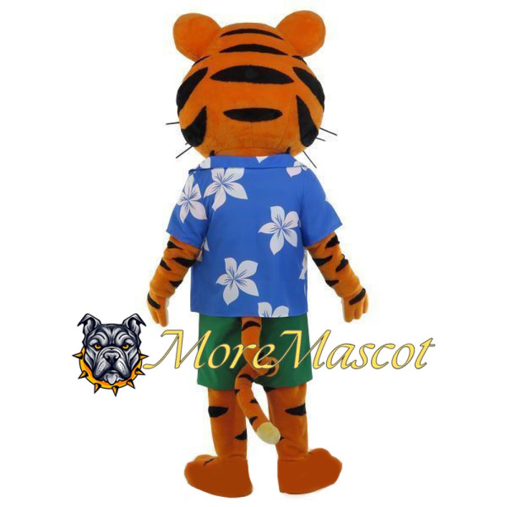 Holiday Tiger Mascot Costume