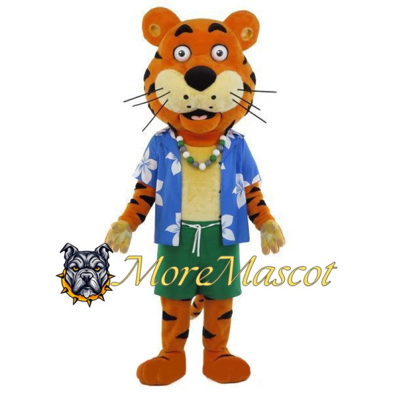 Holiday Tiger Mascot Costume