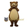 Happy Brown Bear Mascot Costume