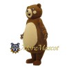 Happy Brown Bear Mascot Costume