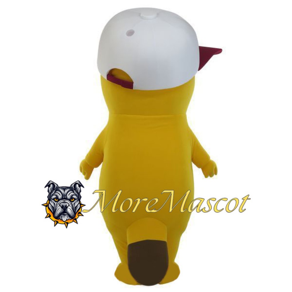 Yellow Mole Mascot Costume