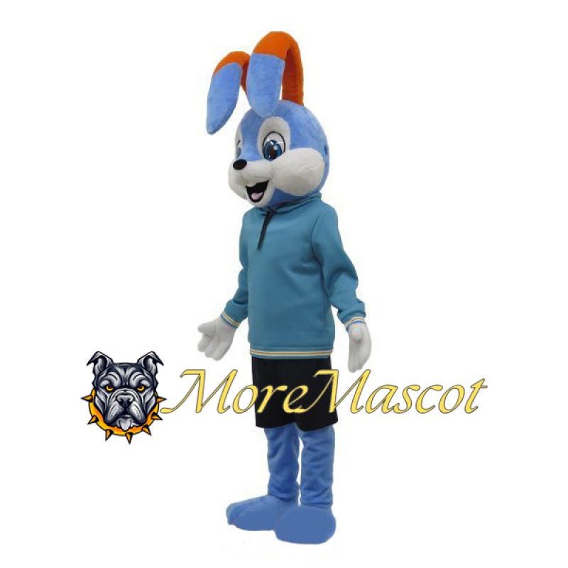 Blue Rabbit Mascot Costume