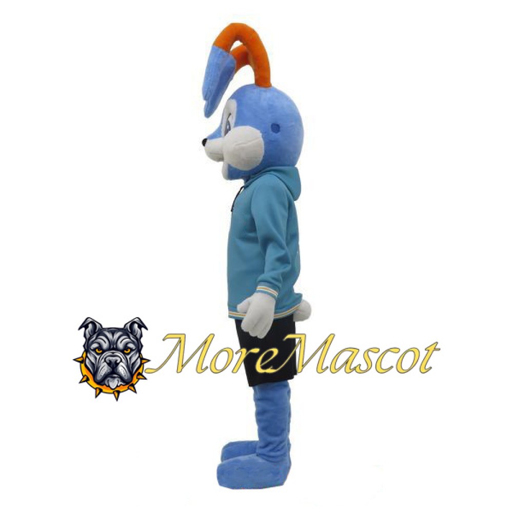 Blue Rabbit Mascot Costume