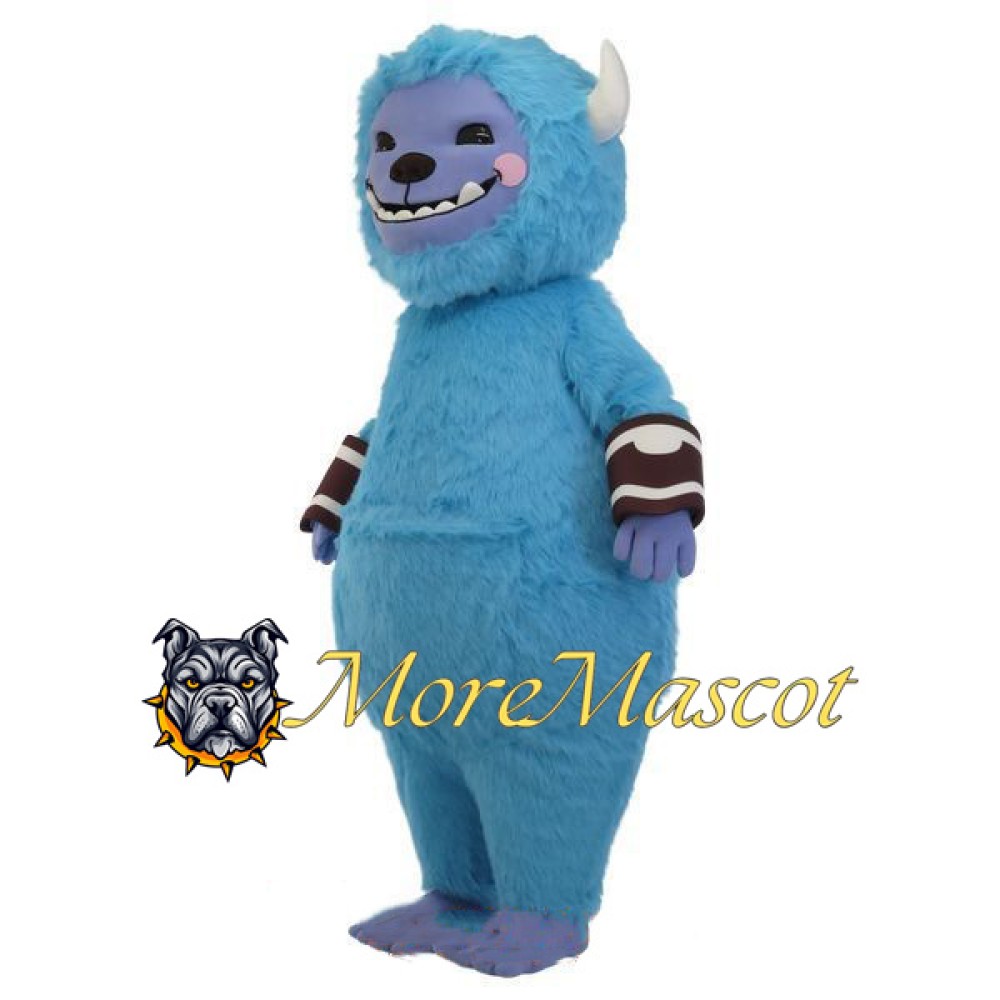 Blue Monster Mascot Costume