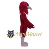 Fierce Red Eagle Mascot Costume