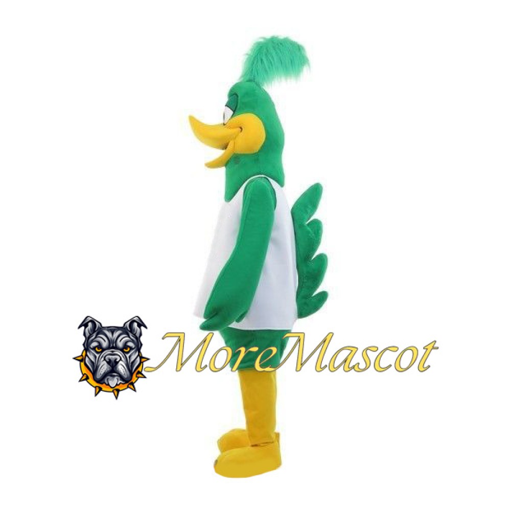 Adult Green Bird Mascot Costume