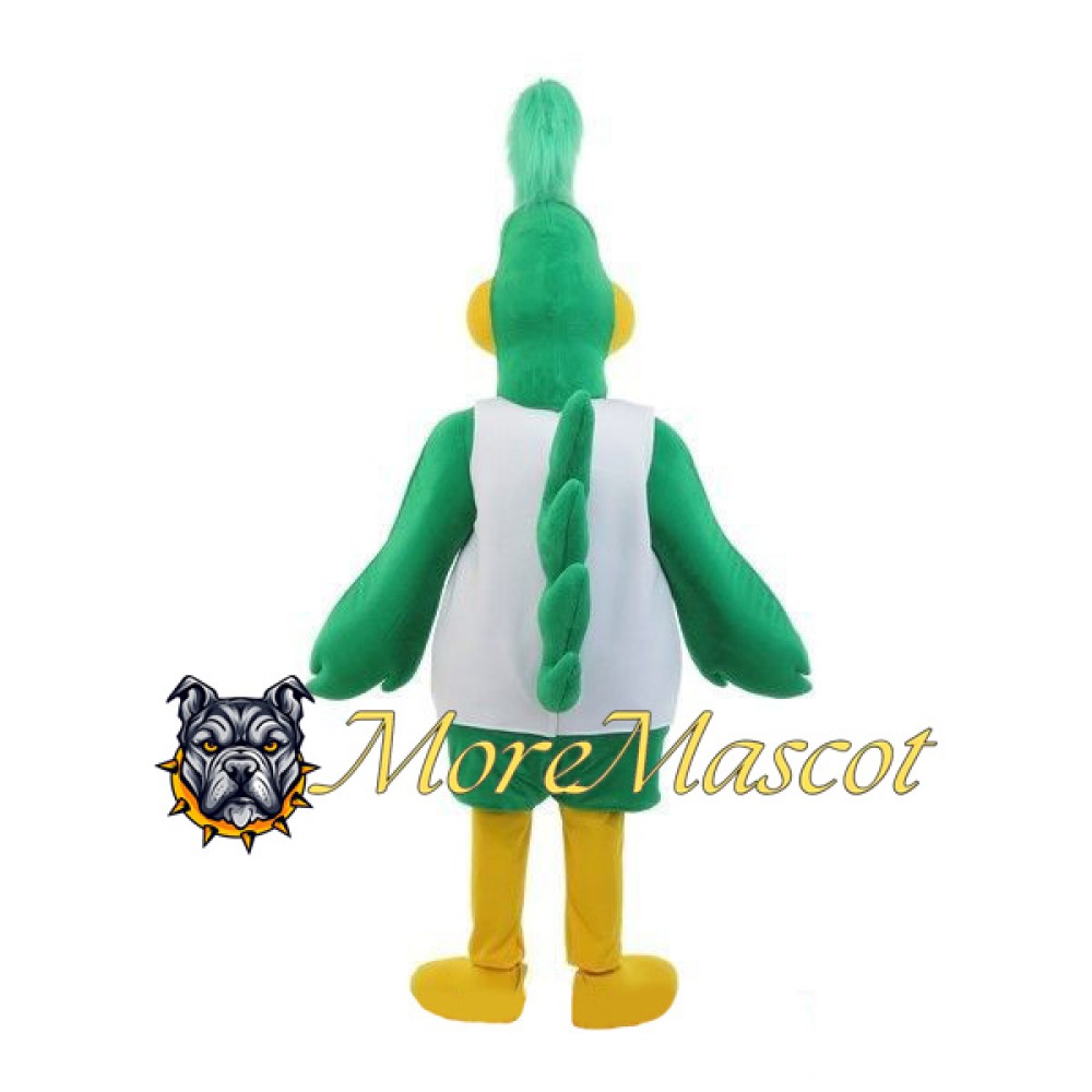 Adult Green Bird Mascot Costume