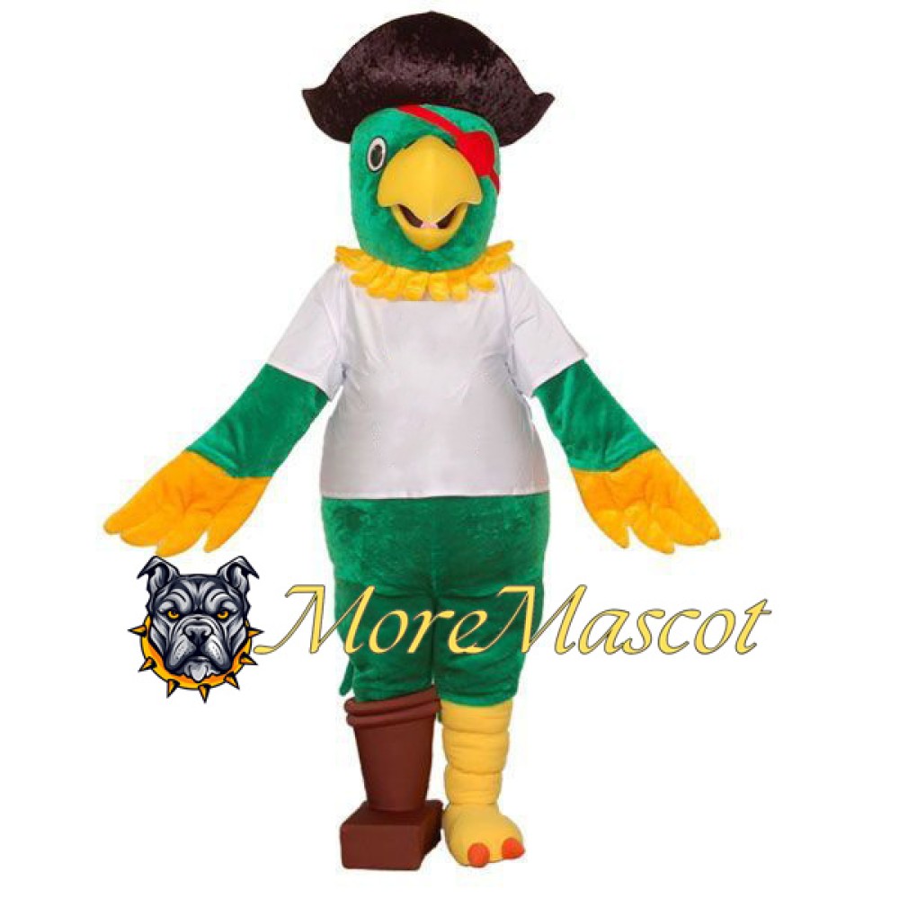 Pirate Parrot Mascot Costume