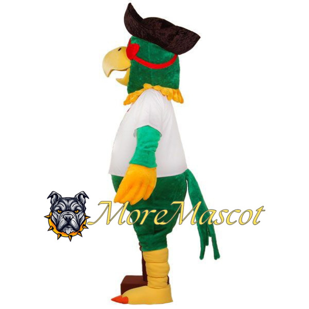 Pirate Parrot Mascot Costume