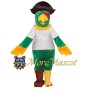 Pirate Parrot Mascot Costume