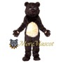 Realistic Brown Bear Mascot Costume
