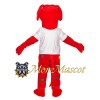 Red Dog Mascot Costume