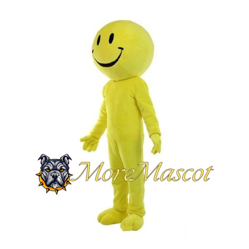 Smiling Emoji Mascot Costume