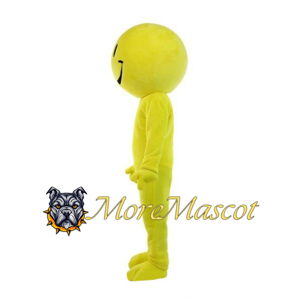 Smiling Emoji Mascot Costume