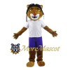 Pilot Leopard Mascot Costume