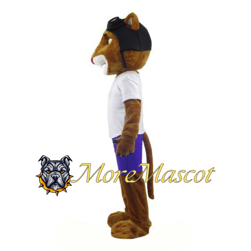 Pilot Leopard Mascot Costume