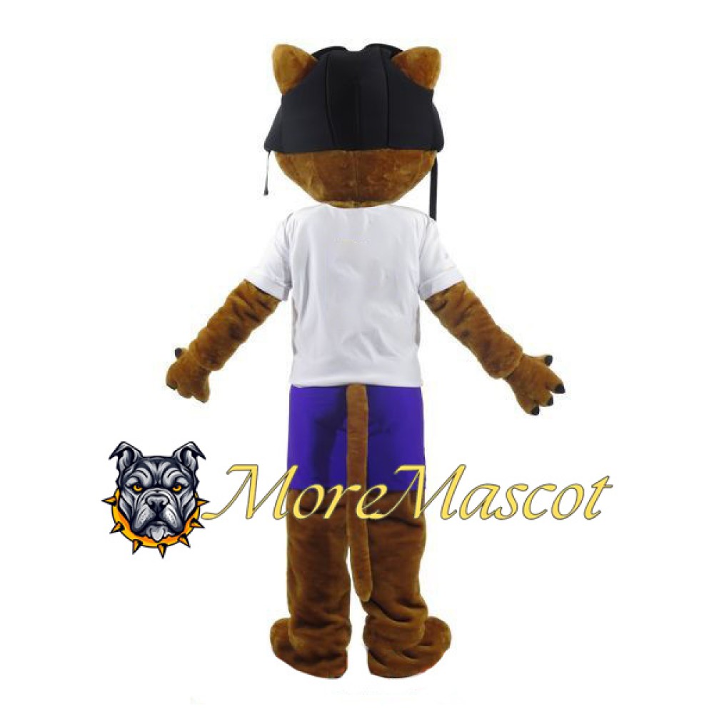 Pilot Leopard Mascot Costume