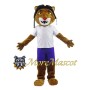 Pilot Leopard Mascot Costume