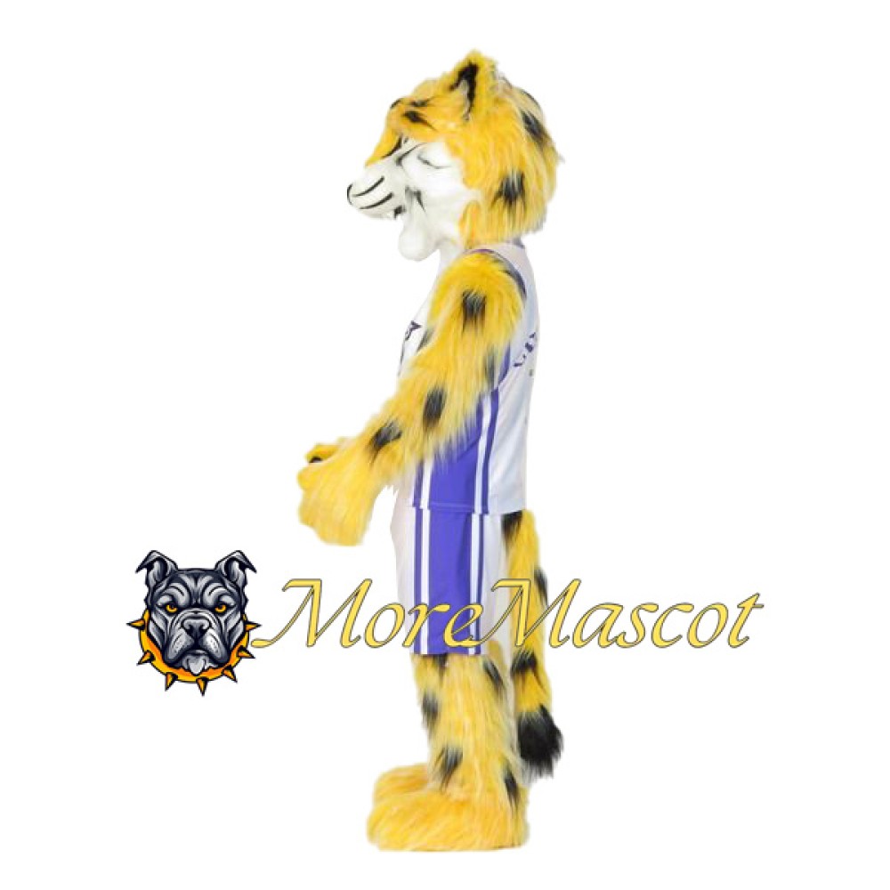 Basketball Leopard Mascot Costume