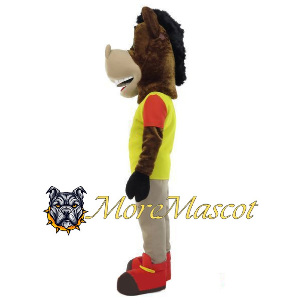 Brown Donkey Mascot Costume