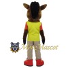 Brown Donkey Mascot Costume