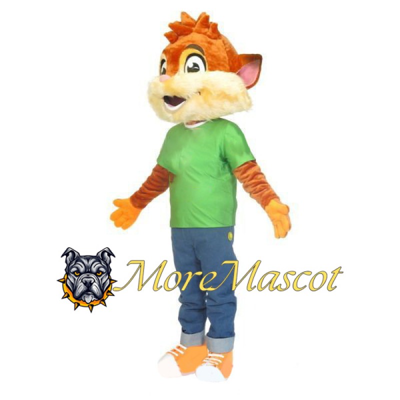 Tiger Boy Mascot Costume