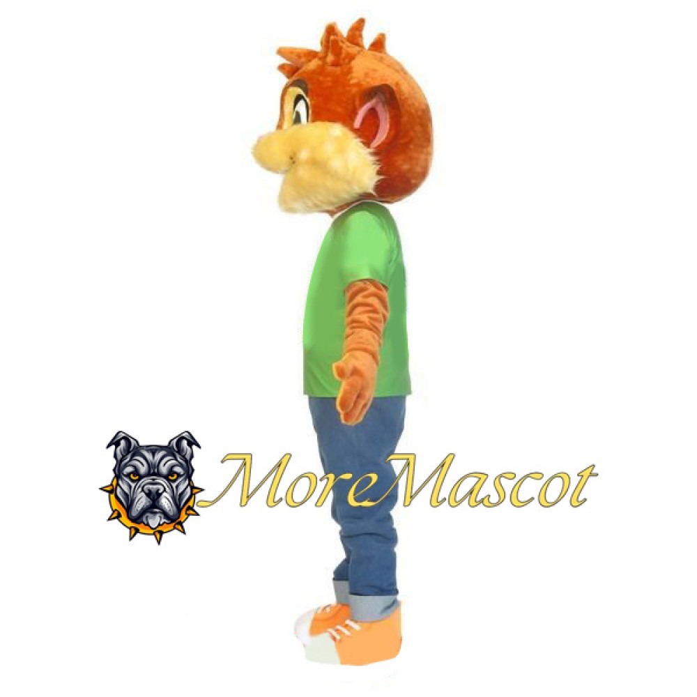 Tiger Boy Mascot Costume