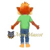 Tiger Boy Mascot Costume