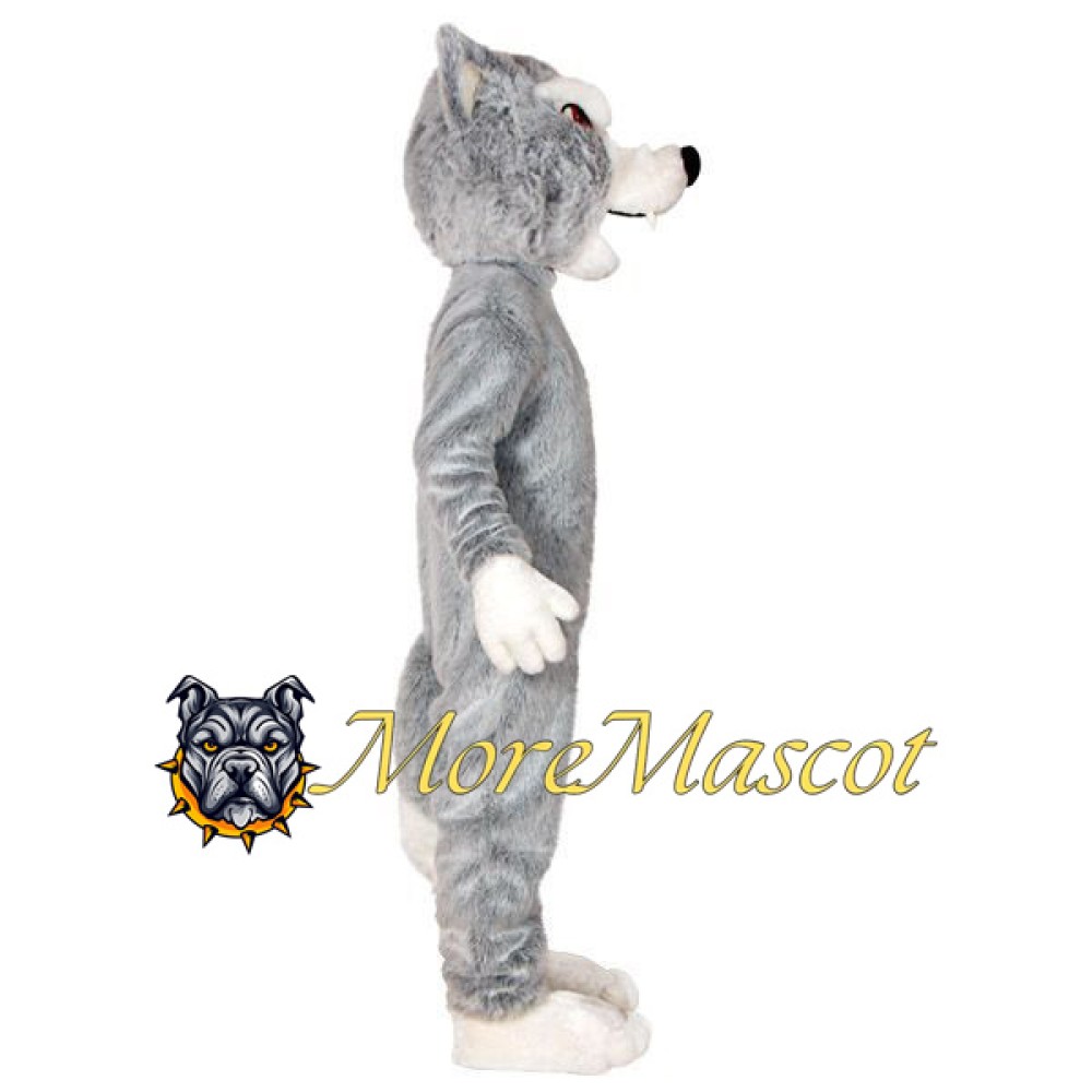Gray Wolf Mascot Costume