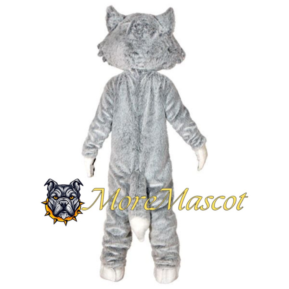 Gray Wolf Mascot Costume