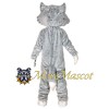 Gray Wolf Mascot Costume