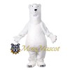 Realistic Polar Bear Mascot Costume