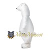 Realistic Polar Bear Mascot Costume