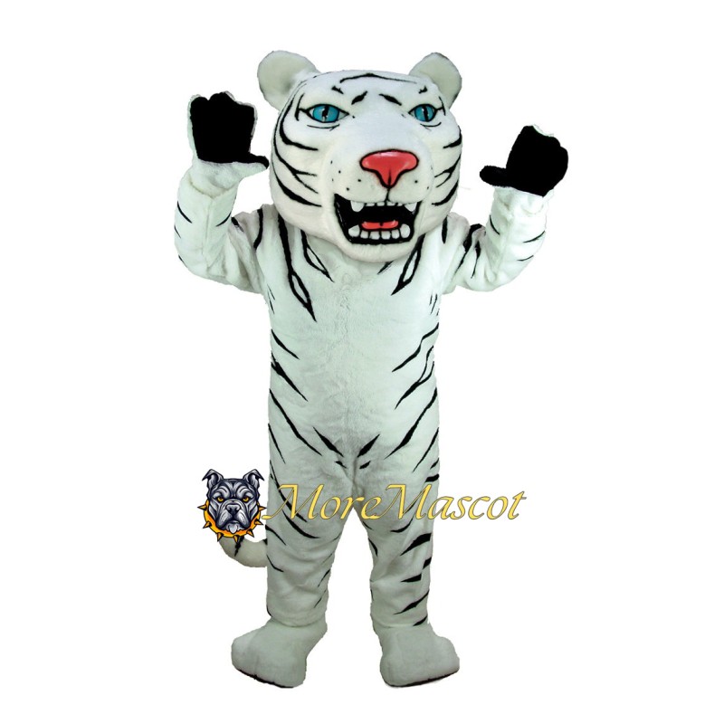 White Tiger Mascot Costume