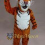 Friendly Adult Tiger Mascot Costume