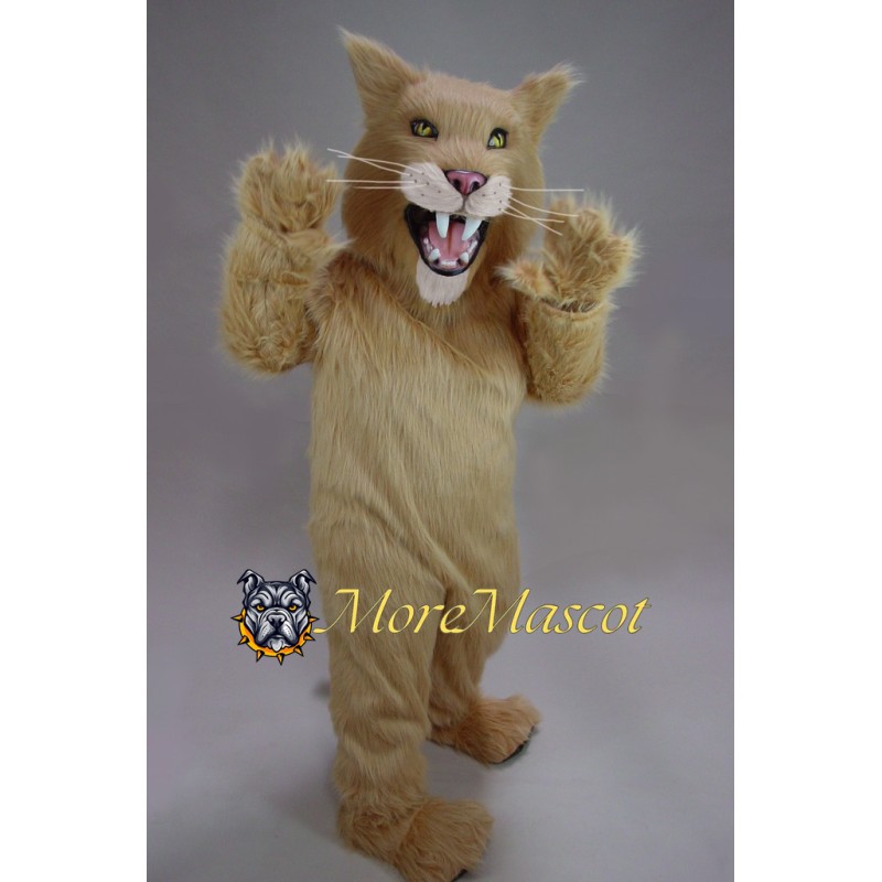 Furry Leopard Mascot Costume
