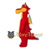 Adult Red Dragon Mascot Costume