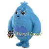 Cute Blue Monster Mascot Costume
