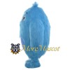 Cute Blue Monster Mascot Costume