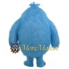 Cute Blue Monster Mascot Costume