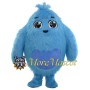 Cute Blue Monster Mascot Costume